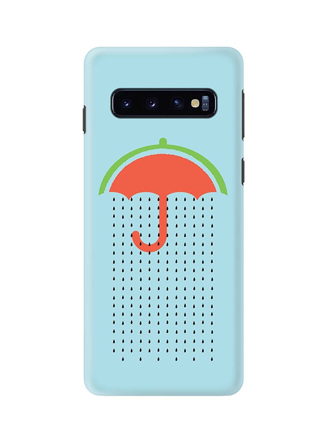 ستايلايزد غطاء حماية واقِ لهاتف سامسونج جالاكسي S10 شمام دامع - Image 1