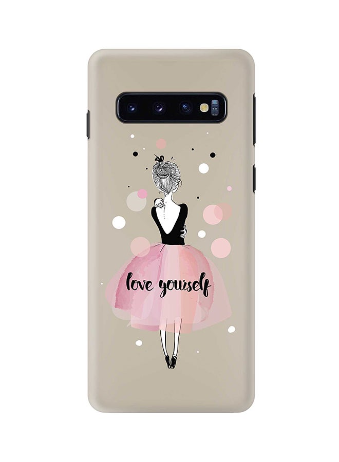 Stylizedd Protective Case Cover For Samsung Galaxy S10 Love Yourself - Image 1