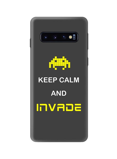Protective Case Cover For Samsung Galaxy S10 Plus Keep Calm And Invade