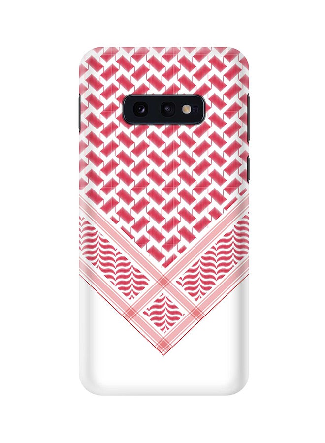 Stylizedd Protective Case Cover For Samsung Galaxy S10E Victory Shemag (Red) - Image 1