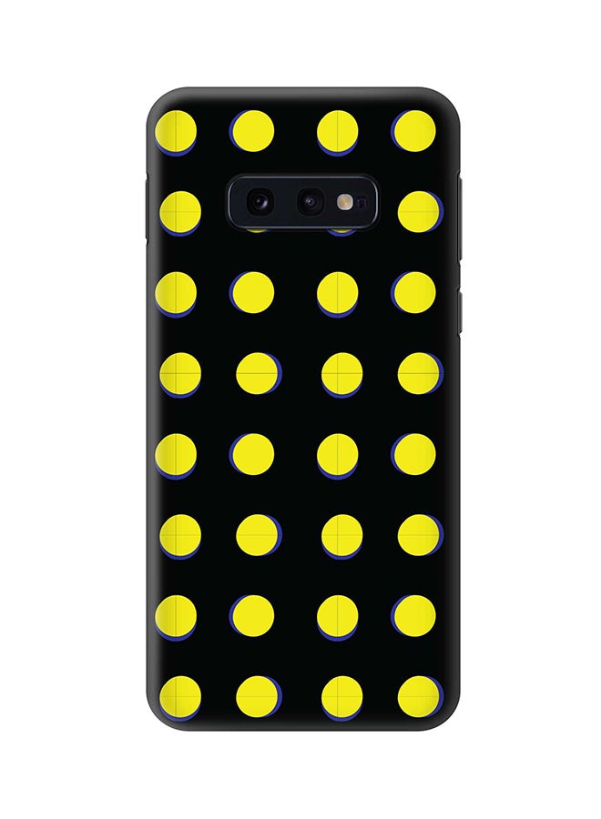 Stylizedd - Protective Case Cover For Samsung Galaxy S10E Yellow Dots - Image 1