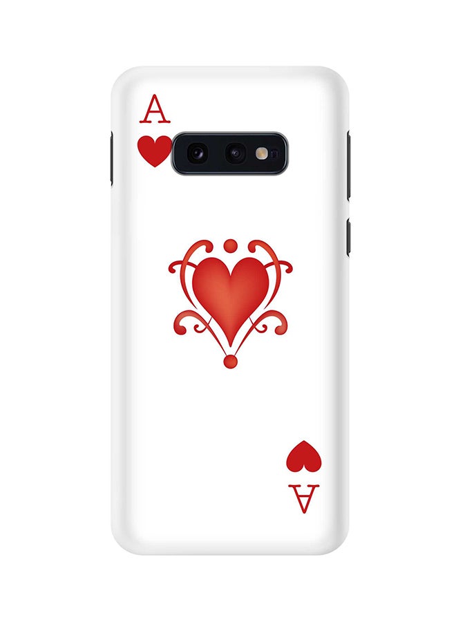 Stylizedd Protective Case Cover For Samsung Galaxy S10E Ace Of Hearts  - Image 1