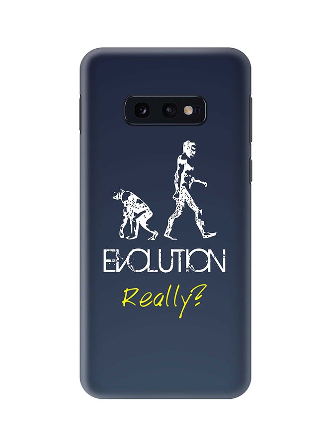 Stylizedd Protective Case Cover For Samsung Galaxy S10E Evolution, Really (Grey) - Image 1