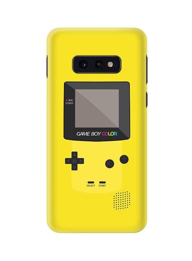 Stylizedd Protective Case Cover For Samsung Galaxy S10E Gameboy Color - Yellow - Image 1