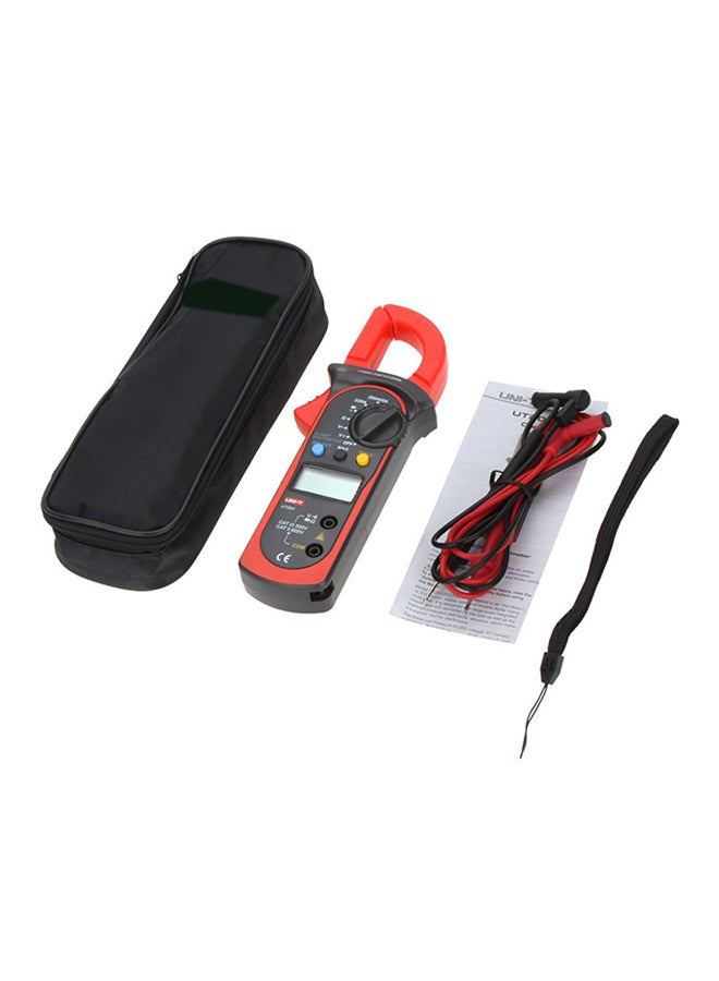 Generic Digital Clamp Multimeter ST201/UT BLACK/RED 25centimeter  - Image 1