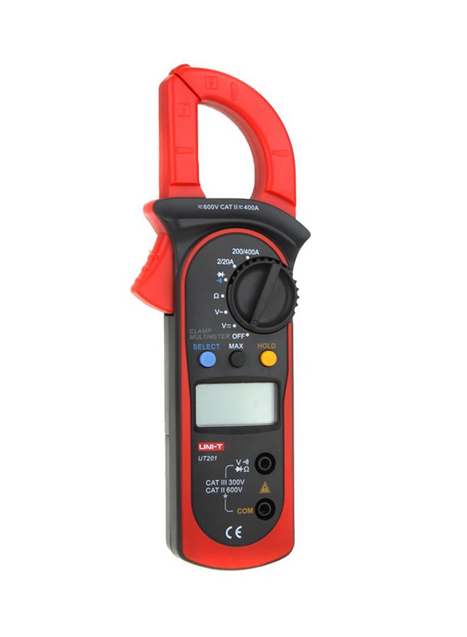 Generic Digital Clamp Multimeter ST201/UT BLACK/RED 25centimeter  - Image 2