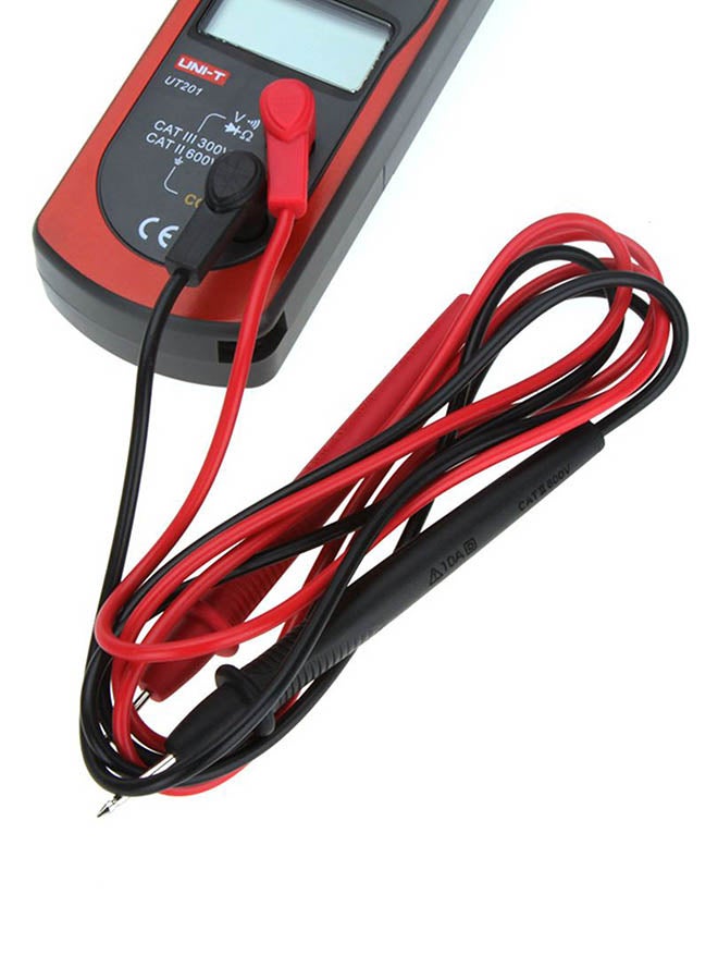 Generic Digital Clamp Multimeter ST201/UT BLACK/RED 25centimeter  - Image 3