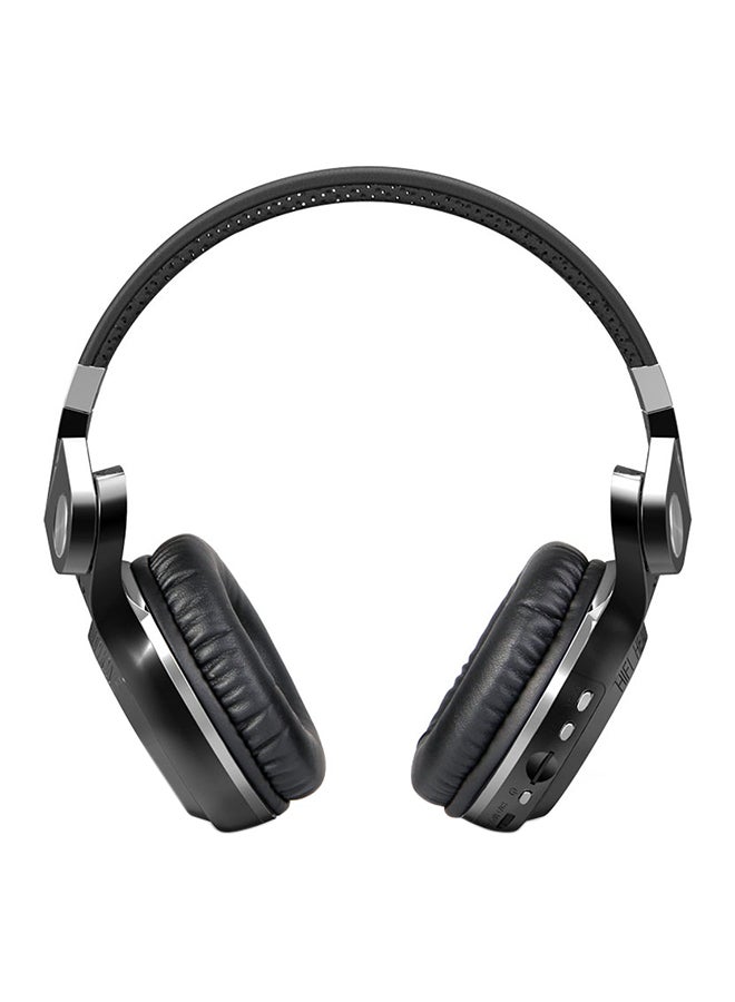 بلوديو سماعة رأس ستيريو توضع فوق الأذن مزودة بميكروفون أسود - Image 1