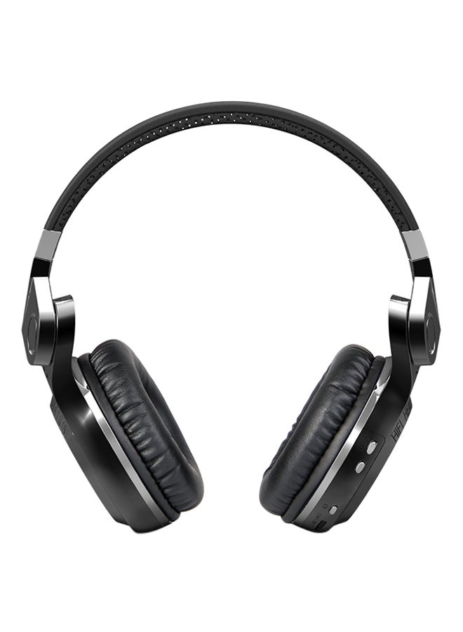 بلوديو سماعة رأس ستيريو توضع فوق الأذن مزودة بميكروفون أسود - Image 1