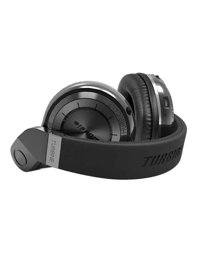 بلوديو سماعة رأس ستيريو توضع فوق الأذن مزودة بميكروفون أسود - Image 4