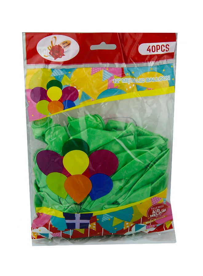 Rosymoment 40-Piece Decorative Party Balloons Set 12inch  - Image 1