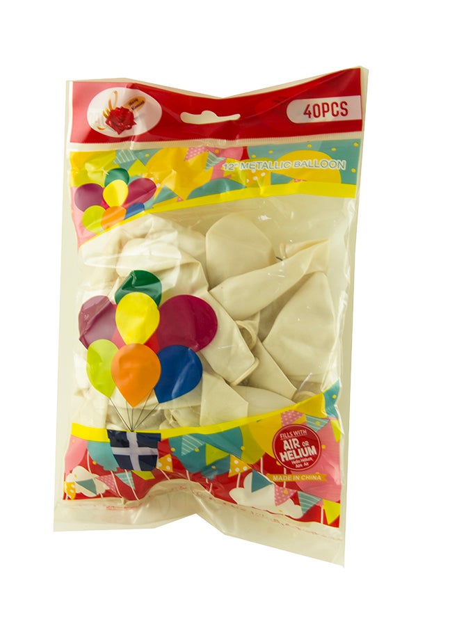 Rosymoment - 40-Piece Balloons Set 12inch - Image 1