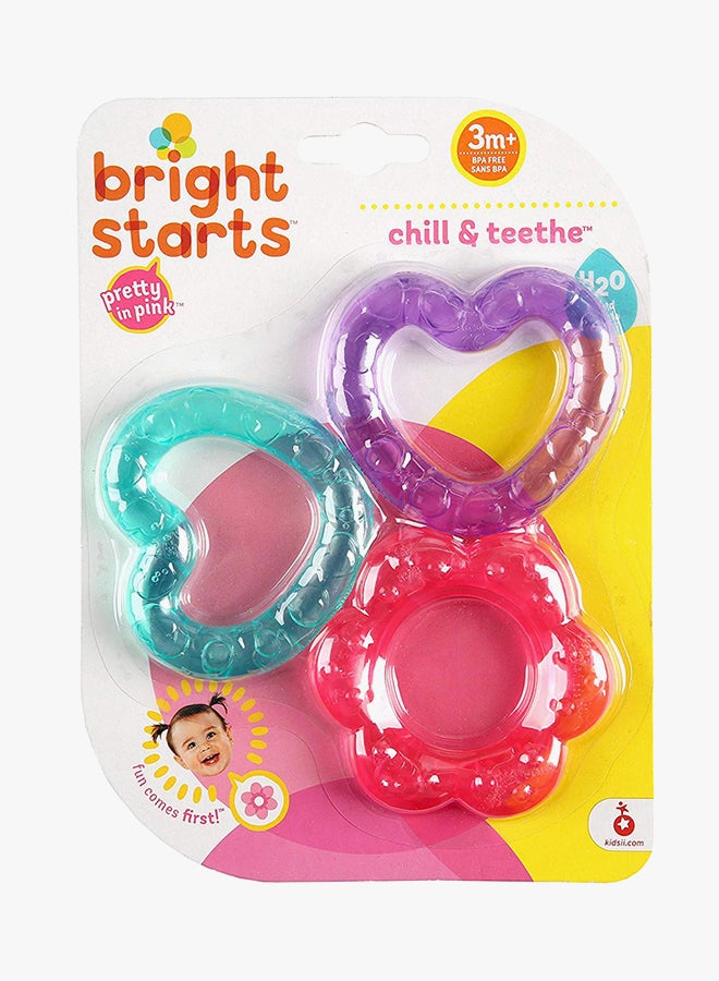 Bright Starts - 3-Piece Chill And Teethe Teether Tubes - Image 1