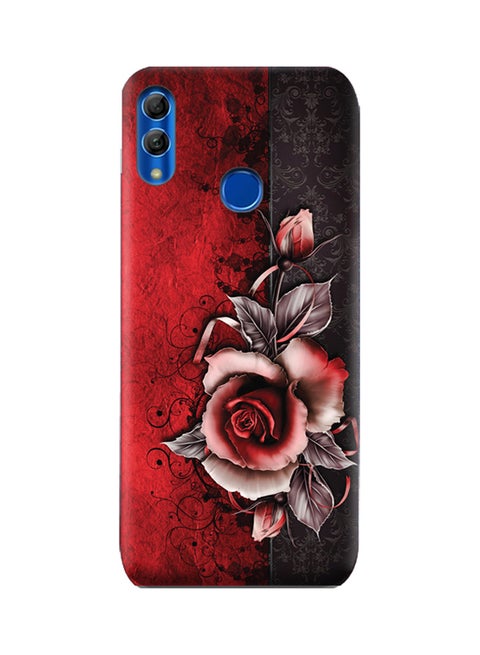 Rose Pattern Protective Case Cover For Honor 10 Lite Multicolor