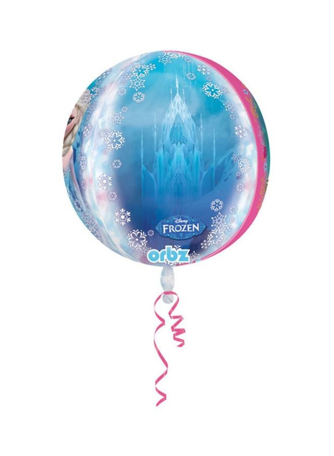 أناجرام بالون من الرقائق المعدنية أوربز قابل للنفخ بطابع "Frozen" طراز G40 15x15x16بوصة - Image 3