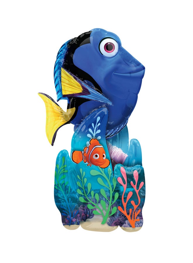 أمسكان بالون من القصدير بتصميم مستوحى من فيلم الرسوم المتحركة "Finding Dory" طراز P93 55بوصة