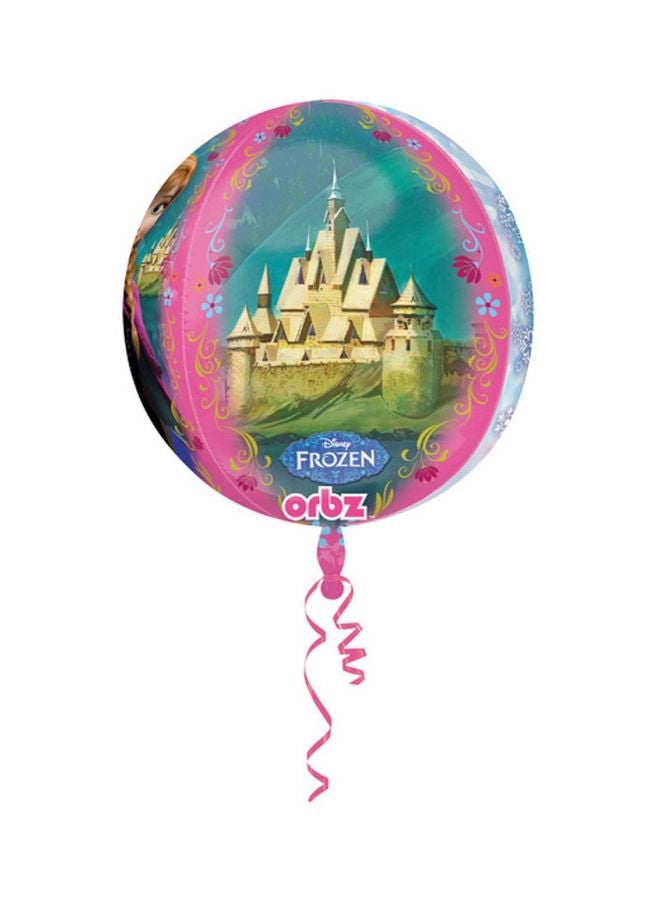 أناجرام بالون من الرقائق المعدنية أوربز قابل للنفخ بطابع "Frozen" طراز G40 15x15x16بوصة - Image 2