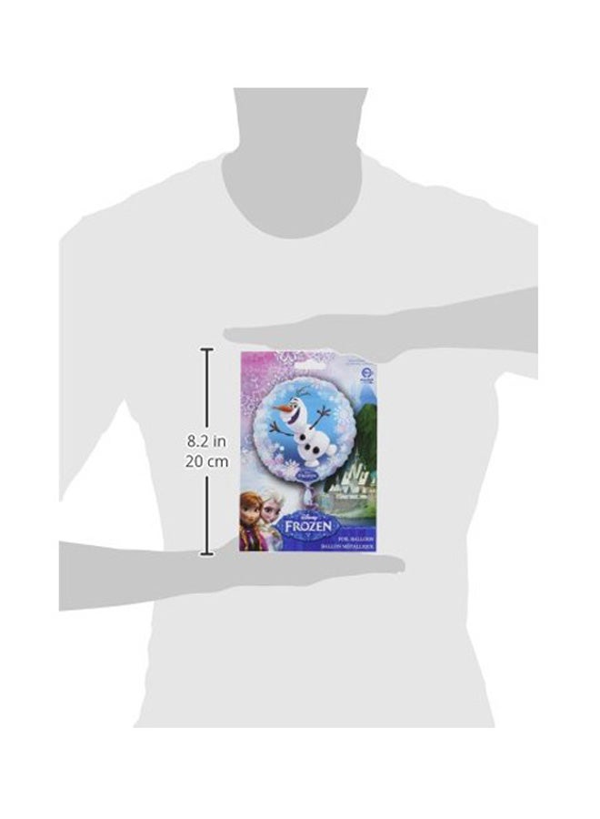 أمسكان بالون بتصميم شخصية أولاف من فيلم "Frozen" 18بوصة - Image 3