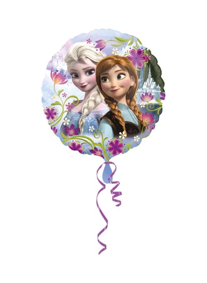 أمسكان بالون قياسي مطبوع عليه صورة فروزن آنا آند إيلسا طراز S60 18بوصة - Image 1