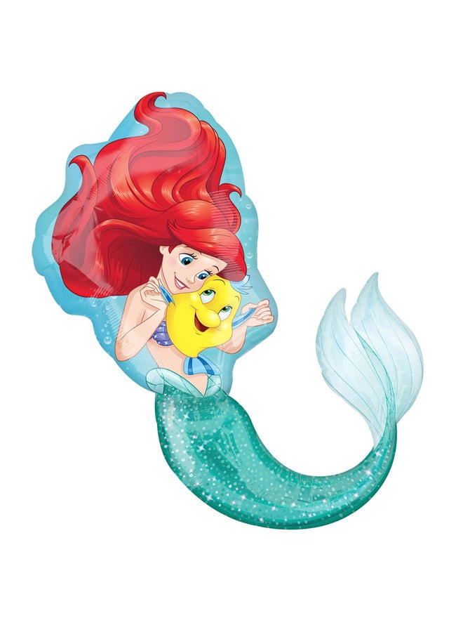 Amscan Little Mermaid Ariel Super Shape Mylar Foil P38 Balloon 86cm