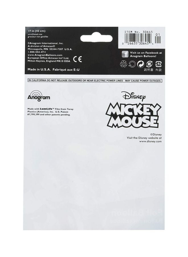 Amscan Mickey Mouse Portrait Helium Balloon 18inch  - Image 3
