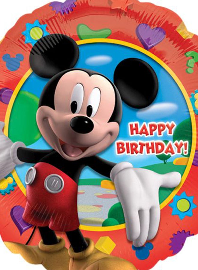 أمسكان بالون لأعياد الميلاد بتصميم شخصية ميكي من كلوب هاوس طراز S60 18بوصة - Image 2