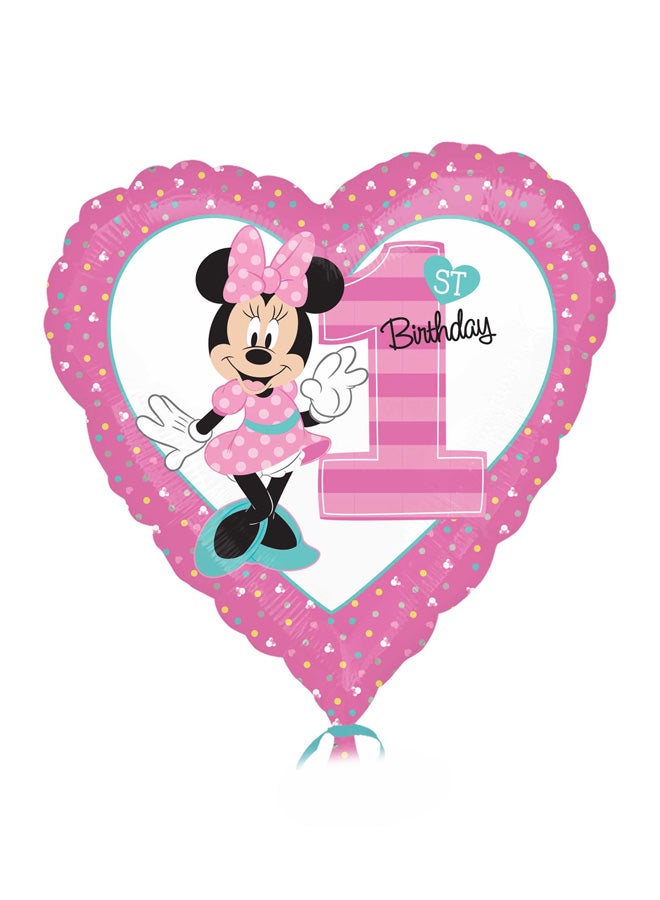 Amscan Minnie Mouse Birthday Balloon S60 18inch 