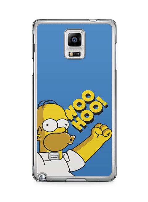 Transparent Edge Protective Case Cover For Samsung Galaxy Note 4 Woo Hoo Homer Simpson