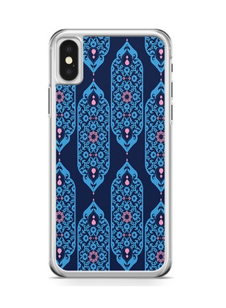 Transparent Edge Protective Case Cover For Apple iPhone X Arabic motif Pattern - v1552044055/N21790315A_1