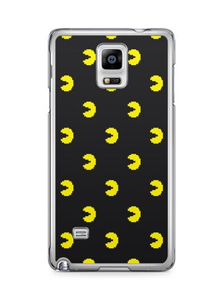 Transparent Edge Protective Case Cover For Samsung Galaxy Note 4 Pacman Pattern - v1552044076/N21790252A_1
