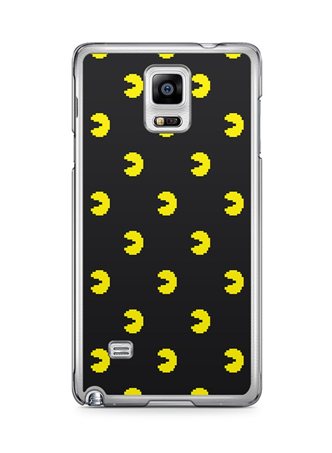 Transparent Edge Protective Case Cover For Samsung Galaxy Note 4 Pacman Pattern