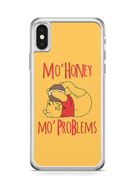 Transparent Edge Protective Case Cover For Apple iPhone X More honey No Problem