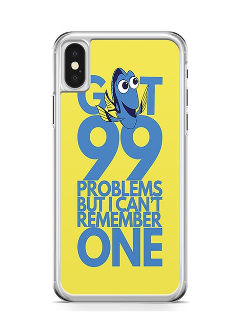 Transparent Edge Protective Case Cover For Apple iPhone X ory Quote Finding Nemo