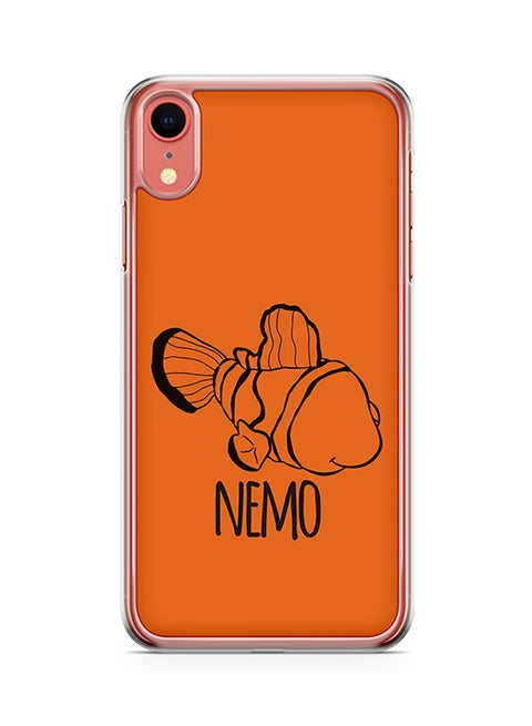 Transparent Edge Protective Case Cover For Apple iPhone XR Finding Nemo Orange Cutout