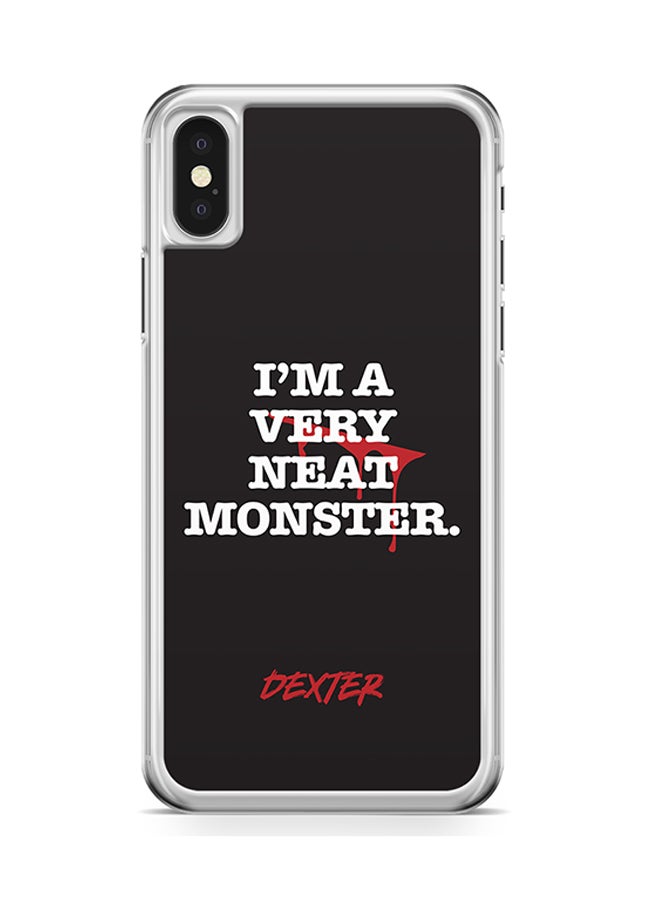 Transparent Edge Protective Case Cover For Apple iPhone X Neat Monster Dexter