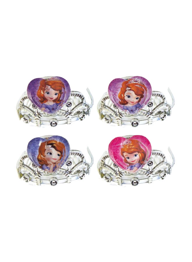 Amscan 4-Piece Sofia The First Party Tiara Set Party Favors Party Supplies