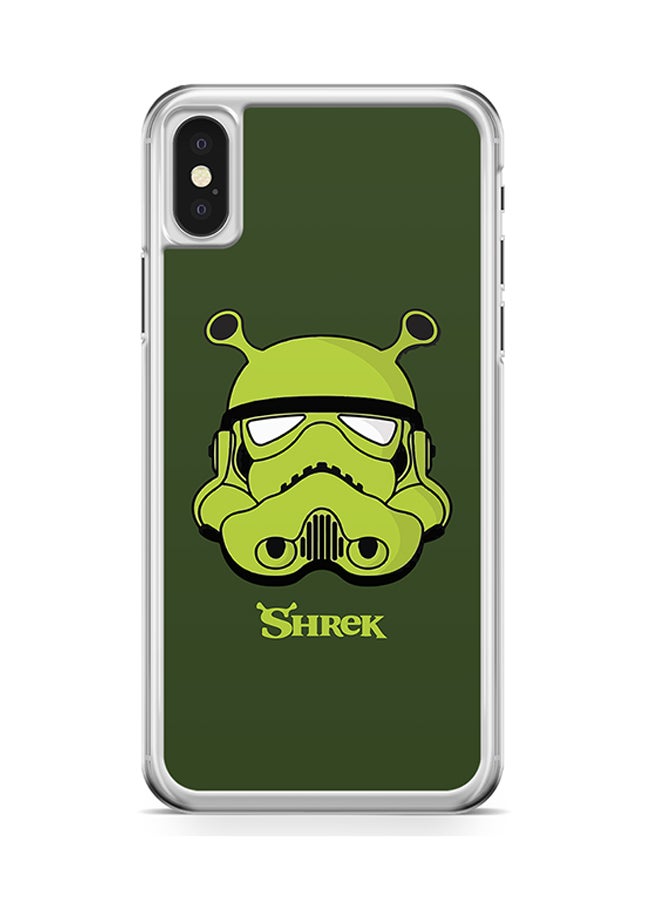 Transparent Edge Protective Case Cover For Apple iPhone X Vader Shrek