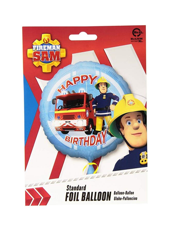 Amscan International Fireman Sam Happy Birthday Foil Balloon 18inch