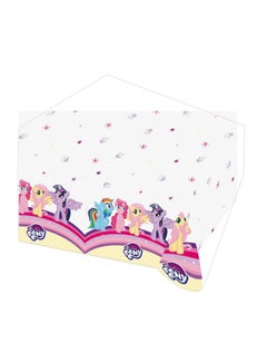 أمسكان غطاء طاولة مزخرف مطبوع عليه My Little Pony مقاس 1.80 متر × 1.20 متر/ 5.9 × 4 أقدام، مستلزمات حفلات أعياد الميلاد 