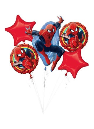 مجموعة بالونات للحفلات من مارفل مطبوعة بعبارات "Ultimate Spider-Man" P75