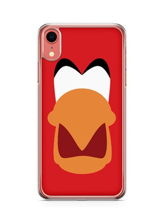 Transparent Edge Protective Case Cover For Apple iPhone XR Iago from Aladdin Face design - v1552044219/N21791111A_1