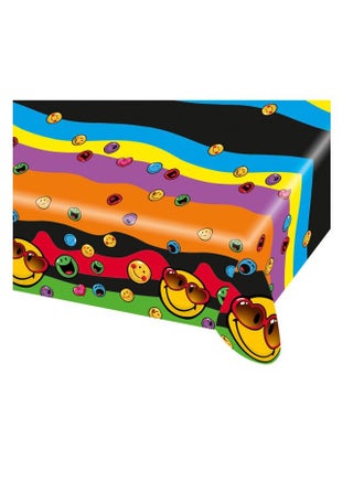 Decorative Emoji Table Cover Rectangular, Birthday Party Decorations - v1552044228/N21562834A_1