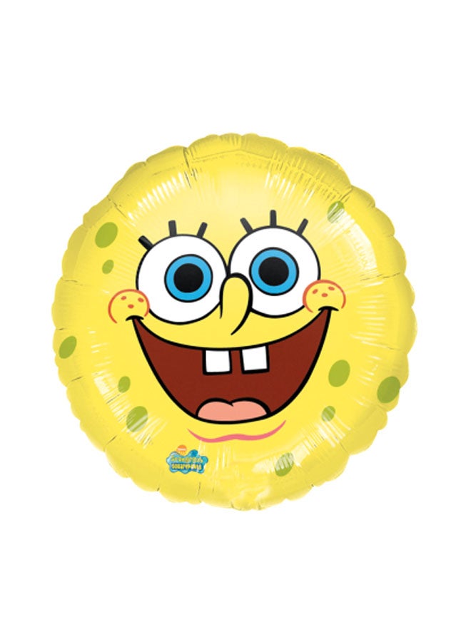 Amscan Spongebob Smiles Party Decorative Foil Balloon 18inch