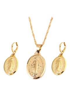 BR Gold Jewelry Metal Brass Pendant Necklace  - Image 1