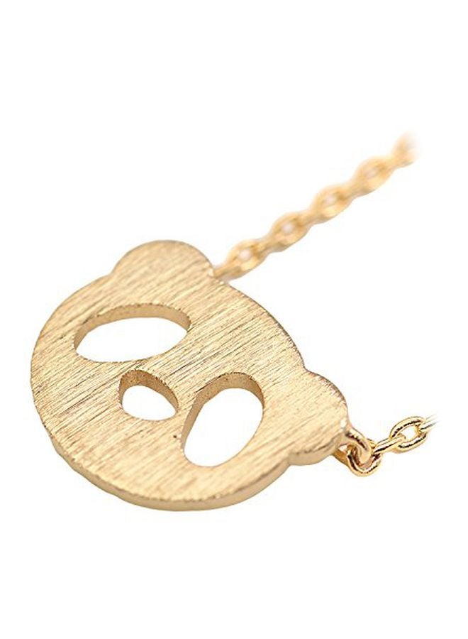 chelseachicNYC - Gold Plated Panda Head Pendant Necklace - Image 1