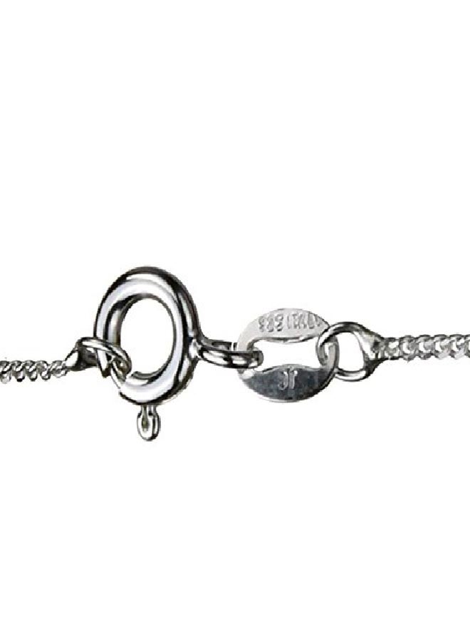 Joyful Creations 925 Sterling Silver Rose Quartz Stone Heart Pendant Necklace - Image 3