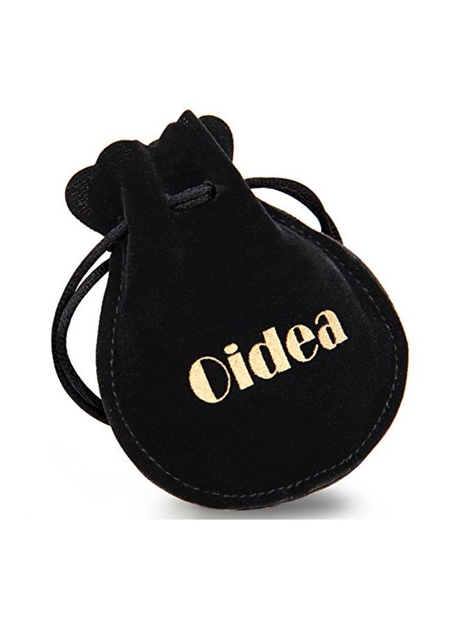 Oidea - 2-Piece Stainless Steel Love You Lock And Key Couple Pendant Necklace Set - Image 1