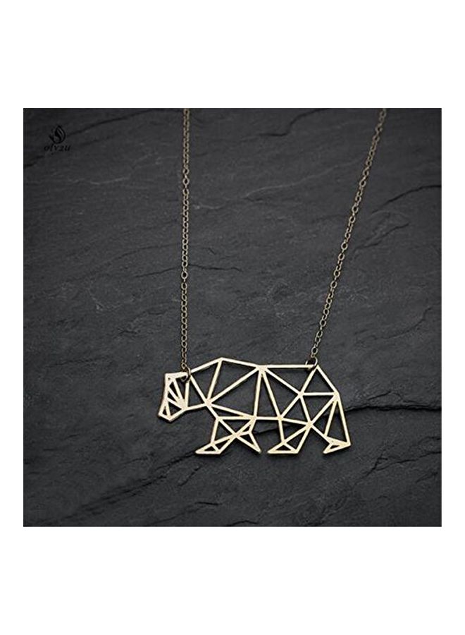 NOUMANDA Copper Polar Bear Pendant Necklace - Image 2