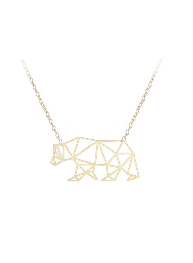 NOUMANDA Copper Polar Bear Pendant Necklace - Image 1