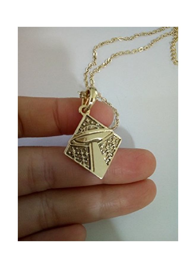 SENFAI - Spacecraft UFO Pendant Necklace - Image 1